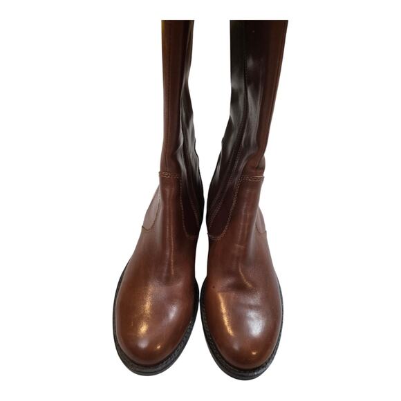 NEW! ECCO Hobart Buckle Brown Leather Riding Fall Boots Size EU 36 US 5/5.5 - Picture 7 of 9